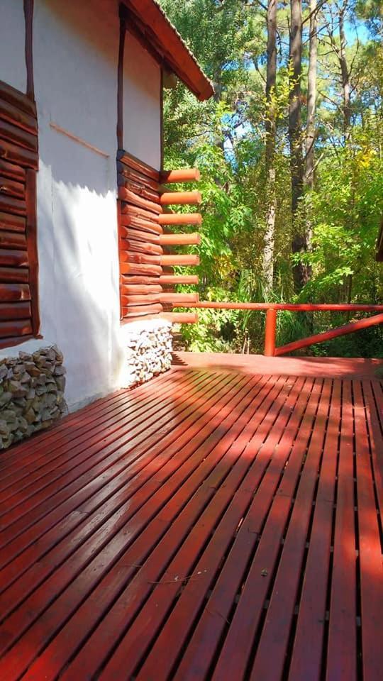 Cabanas Rupel A 3 Cuadras Del Mar Balneario Mar Azul Kültér fotó